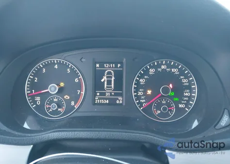 2013 Volkswagen Passat 2.5L Se из США, поврежденный, VIN 1VWBP7A31DC037386